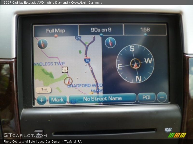 White Diamond / Cocoa/Light Cashmere 2007 Cadillac Escalade AWD