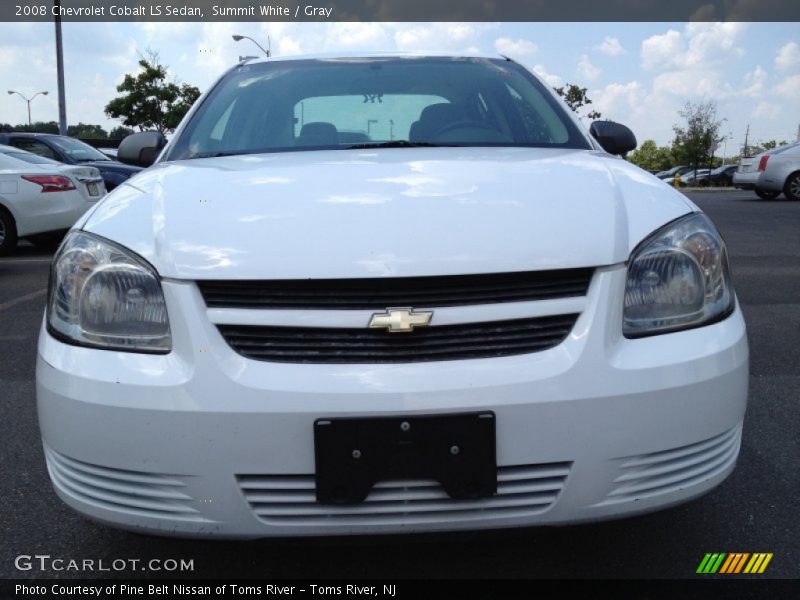 Summit White / Gray 2008 Chevrolet Cobalt LS Sedan