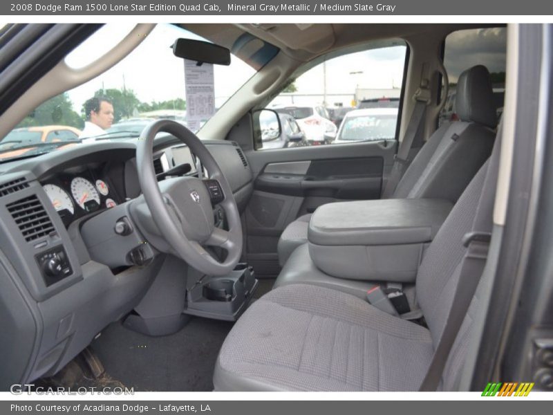 Mineral Gray Metallic / Medium Slate Gray 2008 Dodge Ram 1500 Lone Star Edition Quad Cab