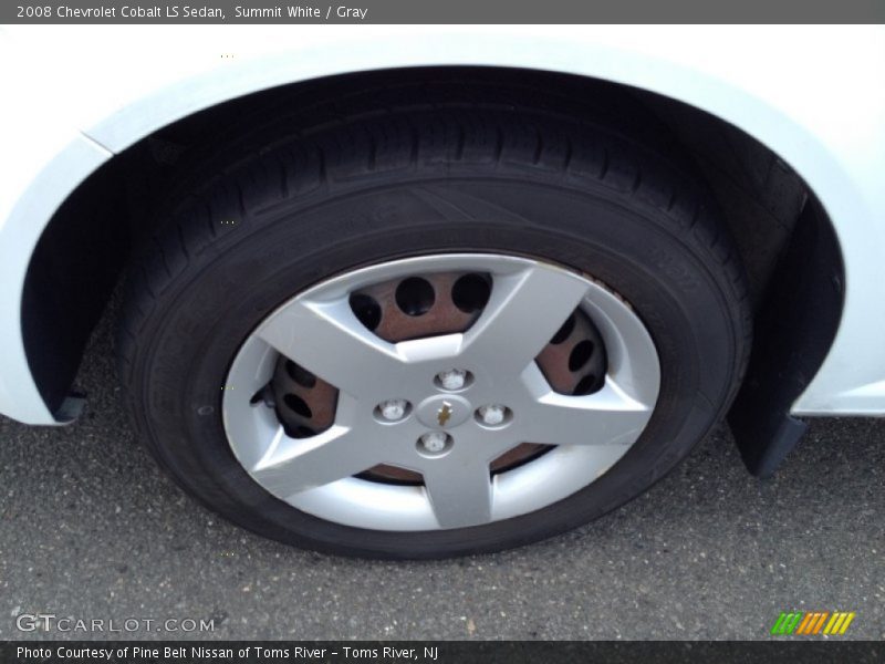 Summit White / Gray 2008 Chevrolet Cobalt LS Sedan