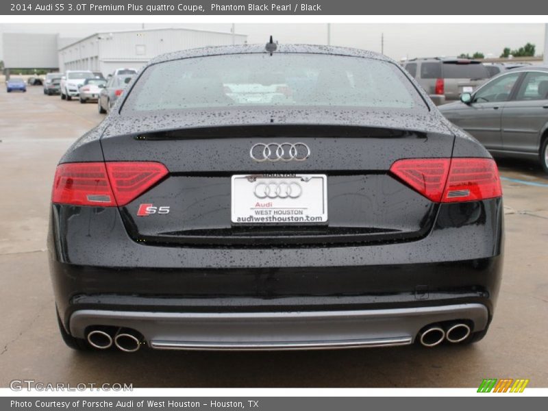 Phantom Black Pearl / Black 2014 Audi S5 3.0T Premium Plus quattro Coupe