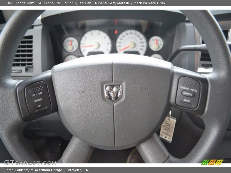 Mineral Gray Metallic / Medium Slate Gray 2008 Dodge Ram 1500 Lone Star Edition Quad Cab