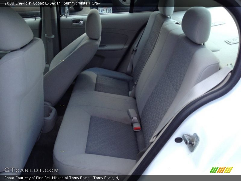 Summit White / Gray 2008 Chevrolet Cobalt LS Sedan