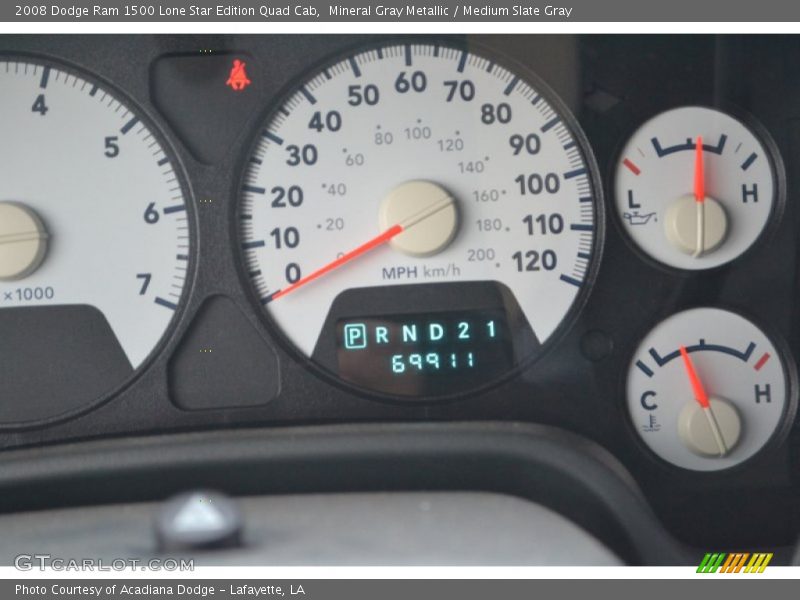 Mineral Gray Metallic / Medium Slate Gray 2008 Dodge Ram 1500 Lone Star Edition Quad Cab