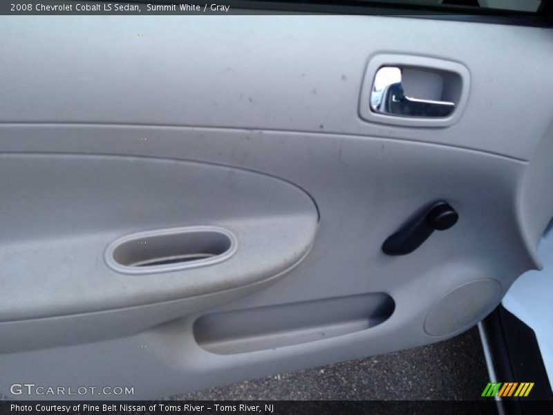 Summit White / Gray 2008 Chevrolet Cobalt LS Sedan