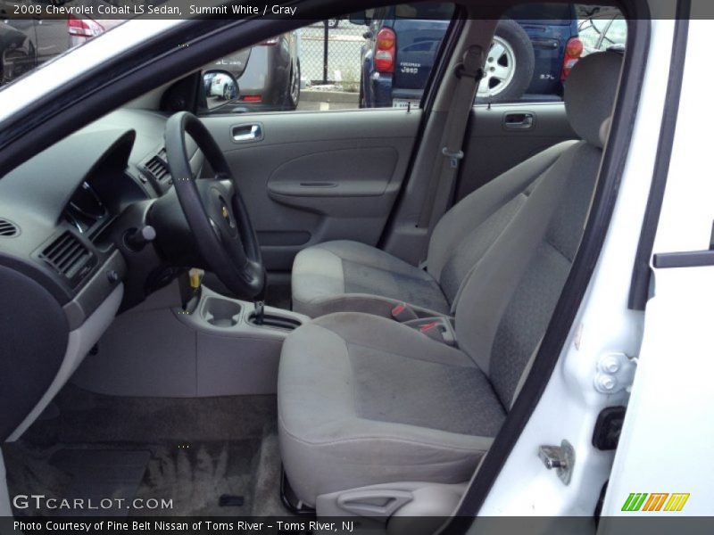 Summit White / Gray 2008 Chevrolet Cobalt LS Sedan