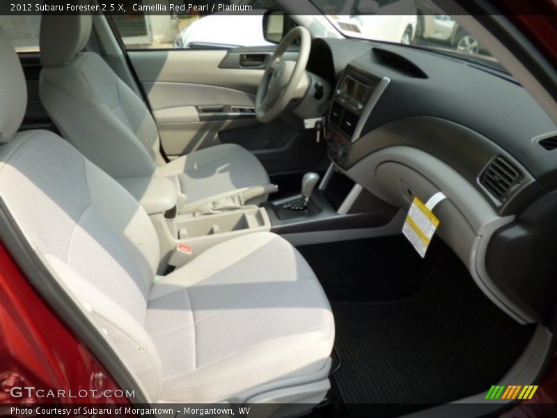 Camellia Red Pearl / Platinum 2012 Subaru Forester 2.5 X
