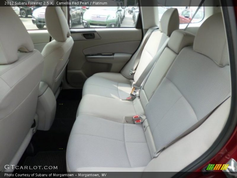 Camellia Red Pearl / Platinum 2012 Subaru Forester 2.5 X