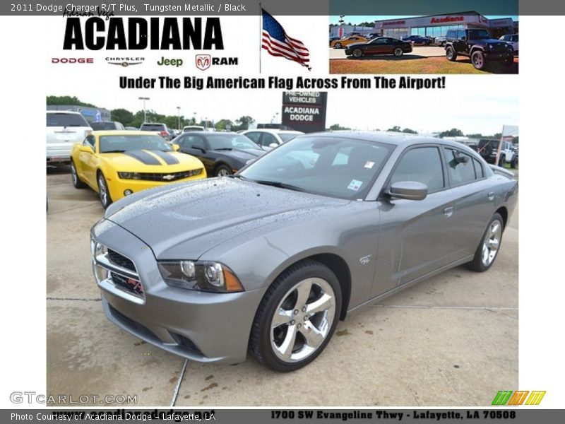 Tungsten Metallic / Black 2011 Dodge Charger R/T Plus