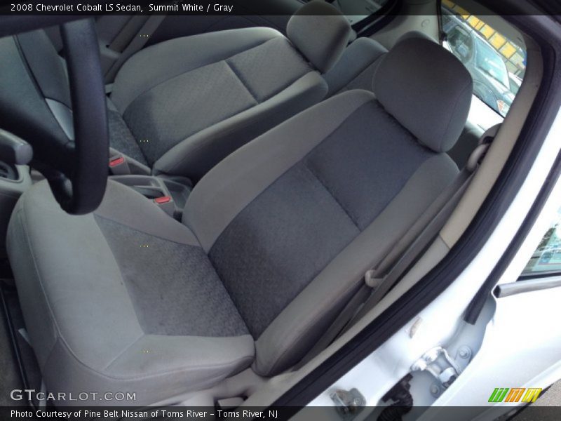 Summit White / Gray 2008 Chevrolet Cobalt LS Sedan