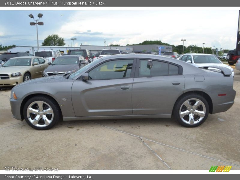 Tungsten Metallic / Black 2011 Dodge Charger R/T Plus
