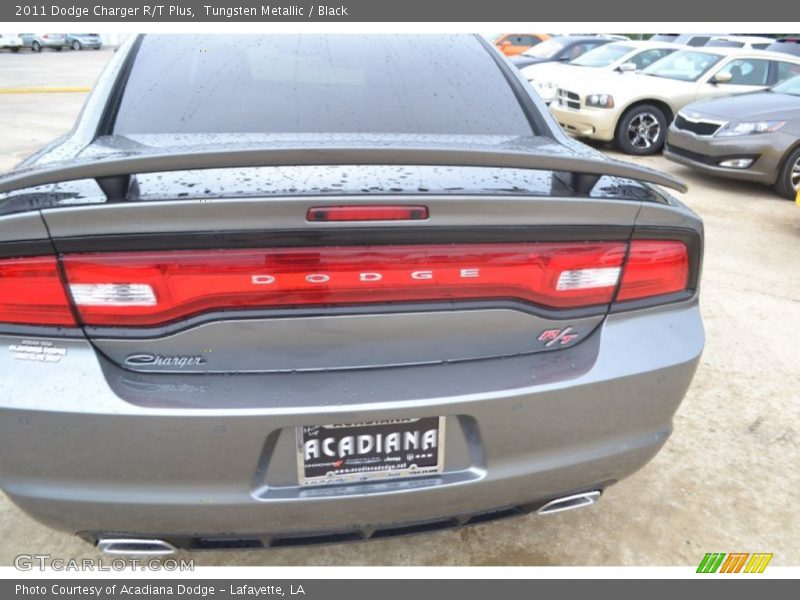 Tungsten Metallic / Black 2011 Dodge Charger R/T Plus