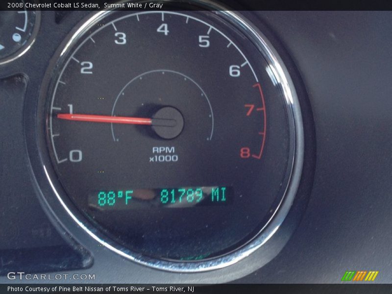 Summit White / Gray 2008 Chevrolet Cobalt LS Sedan