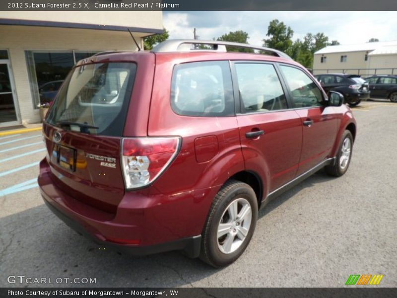 Camellia Red Pearl / Platinum 2012 Subaru Forester 2.5 X