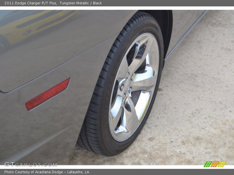 Tungsten Metallic / Black 2011 Dodge Charger R/T Plus