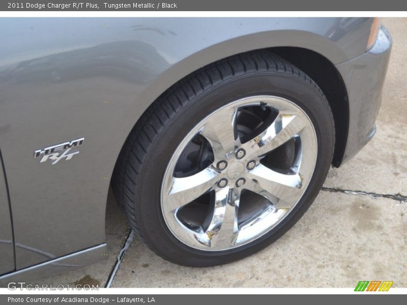 Tungsten Metallic / Black 2011 Dodge Charger R/T Plus