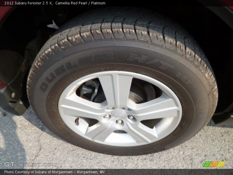 Camellia Red Pearl / Platinum 2012 Subaru Forester 2.5 X