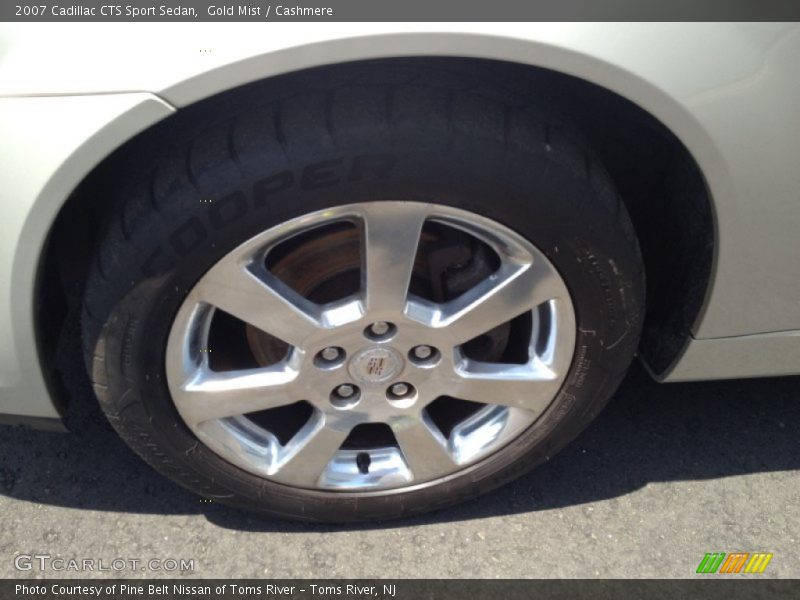 Gold Mist / Cashmere 2007 Cadillac CTS Sport Sedan