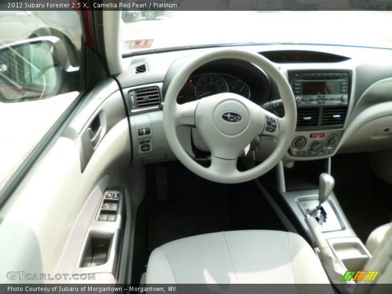 Camellia Red Pearl / Platinum 2012 Subaru Forester 2.5 X