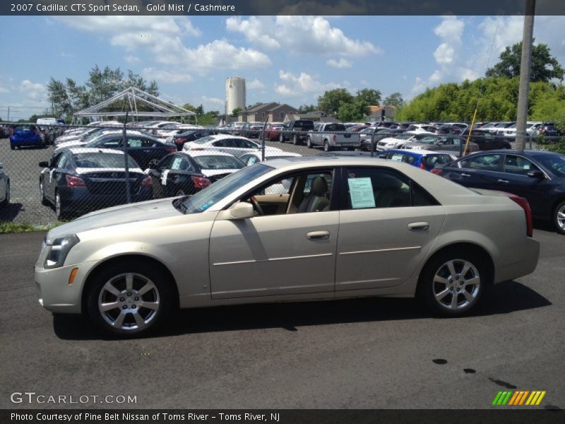 Gold Mist / Cashmere 2007 Cadillac CTS Sport Sedan
