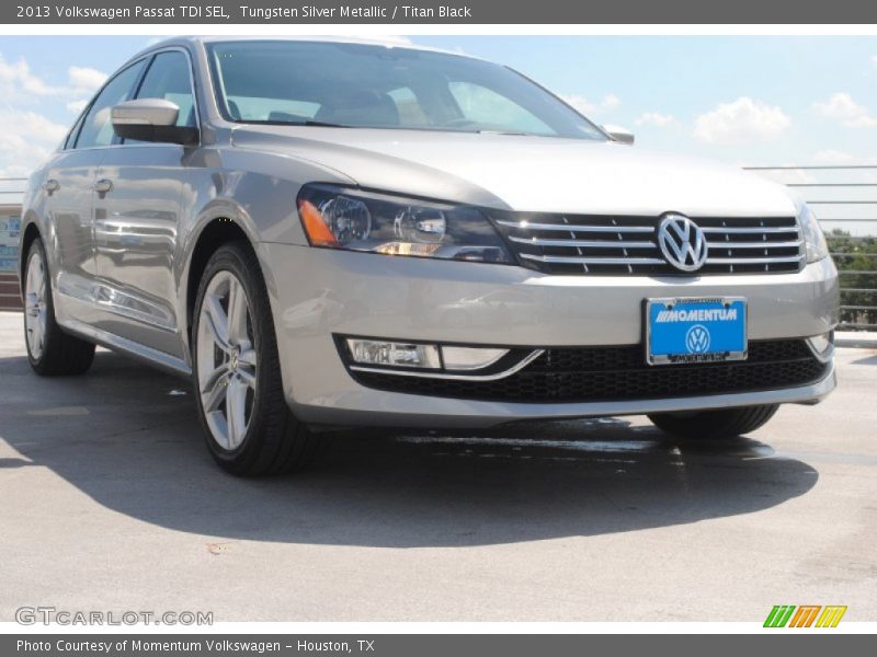 Tungsten Silver Metallic / Titan Black 2013 Volkswagen Passat TDI SEL