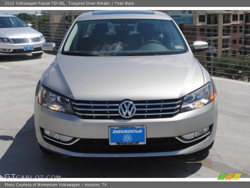 Tungsten Silver Metallic / Titan Black 2013 Volkswagen Passat TDI SEL