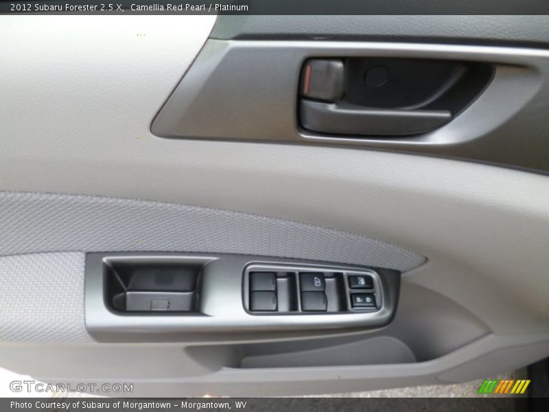 Camellia Red Pearl / Platinum 2012 Subaru Forester 2.5 X