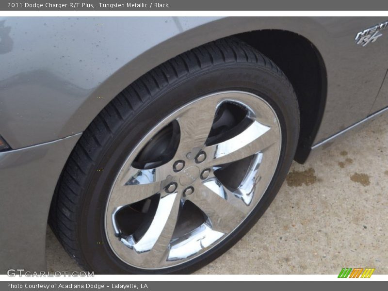 Tungsten Metallic / Black 2011 Dodge Charger R/T Plus