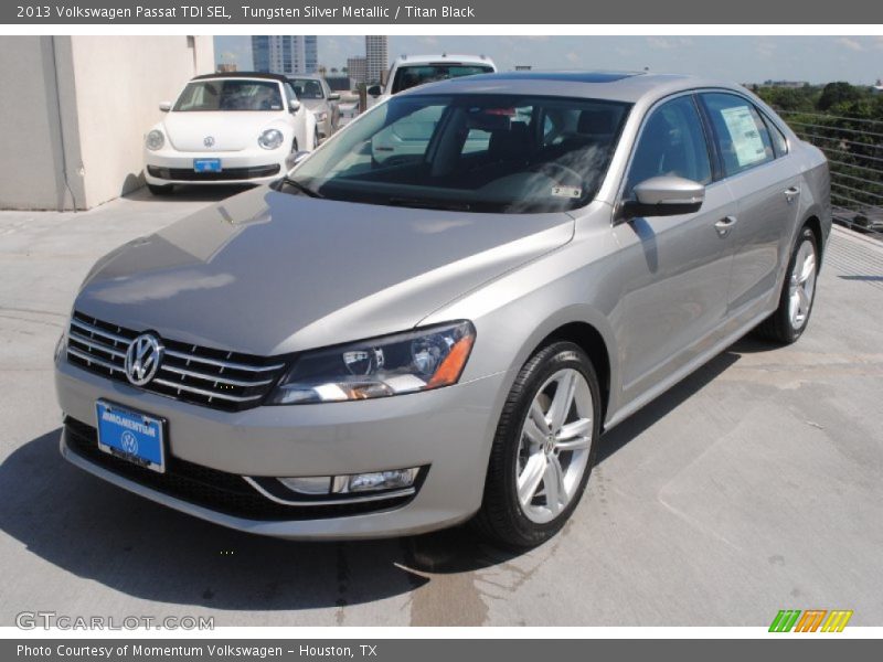Tungsten Silver Metallic / Titan Black 2013 Volkswagen Passat TDI SEL