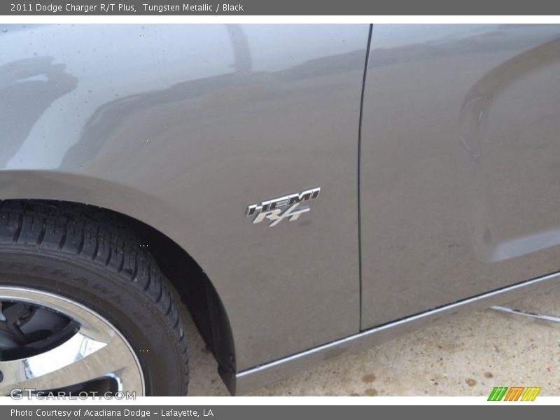 Tungsten Metallic / Black 2011 Dodge Charger R/T Plus
