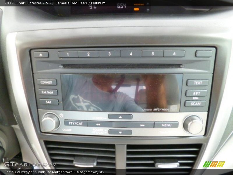 Camellia Red Pearl / Platinum 2012 Subaru Forester 2.5 X