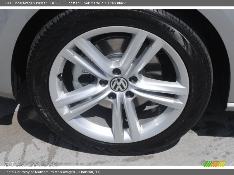 Tungsten Silver Metallic / Titan Black 2013 Volkswagen Passat TDI SEL