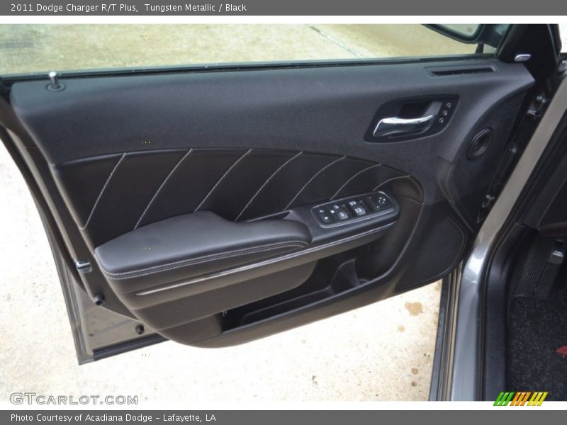 Tungsten Metallic / Black 2011 Dodge Charger R/T Plus