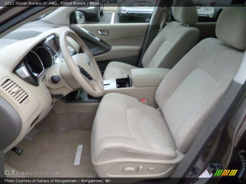 Tinted Bronze / Beige 2012 Nissan Murano SV AWD