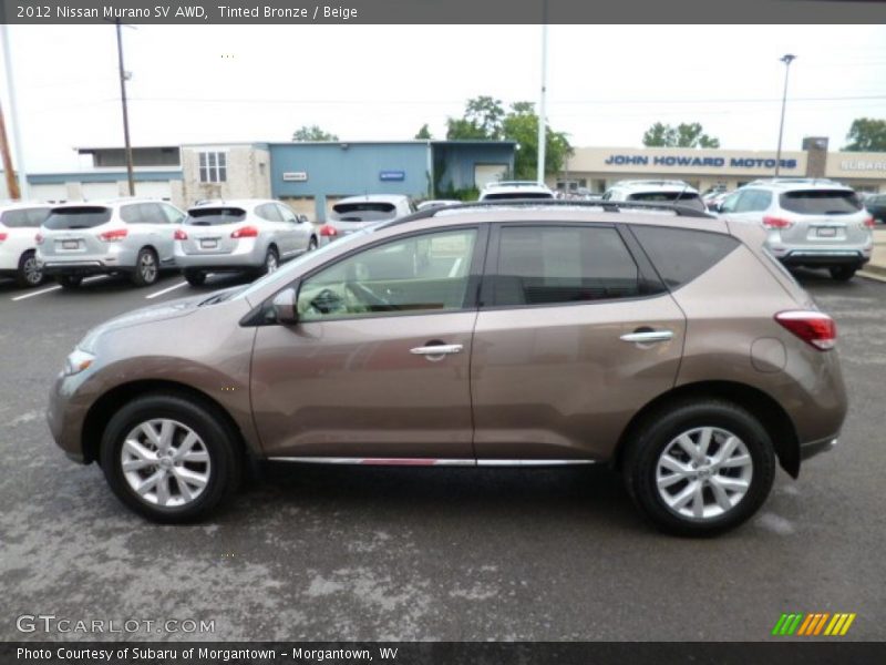 Tinted Bronze / Beige 2012 Nissan Murano SV AWD