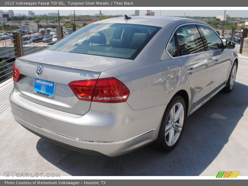 Tungsten Silver Metallic / Titan Black 2013 Volkswagen Passat TDI SEL