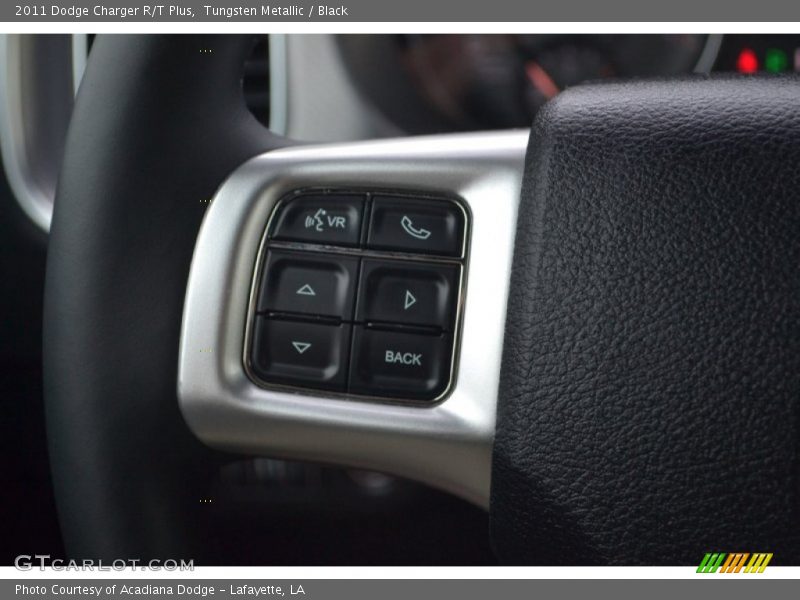 Tungsten Metallic / Black 2011 Dodge Charger R/T Plus