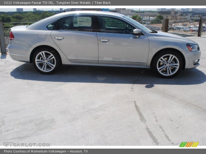 Tungsten Silver Metallic / Titan Black 2013 Volkswagen Passat TDI SEL