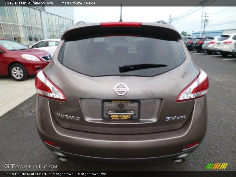 Tinted Bronze / Beige 2012 Nissan Murano SV AWD