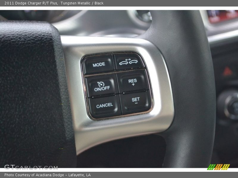 Tungsten Metallic / Black 2011 Dodge Charger R/T Plus