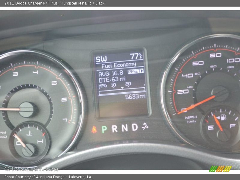 Tungsten Metallic / Black 2011 Dodge Charger R/T Plus