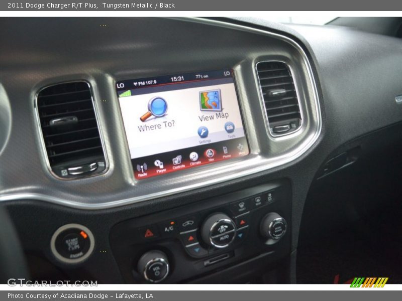 Tungsten Metallic / Black 2011 Dodge Charger R/T Plus