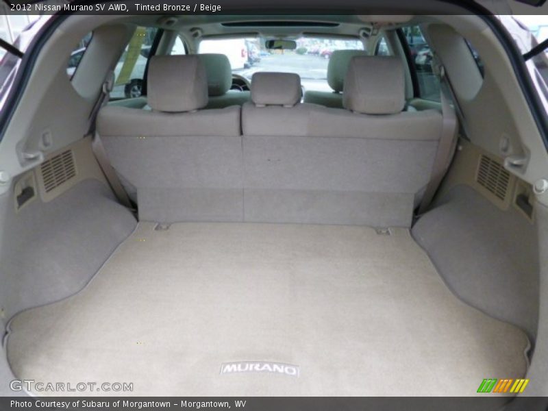 Tinted Bronze / Beige 2012 Nissan Murano SV AWD