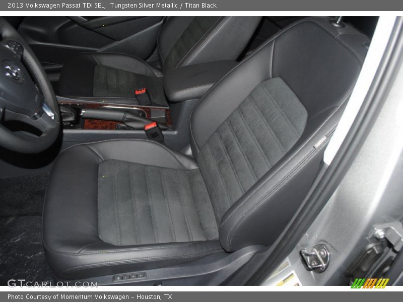 Tungsten Silver Metallic / Titan Black 2013 Volkswagen Passat TDI SEL