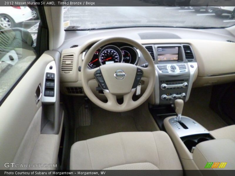 Tinted Bronze / Beige 2012 Nissan Murano SV AWD