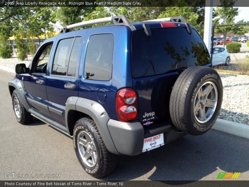 Midnight Blue Pearl / Medium Slate Gray 2005 Jeep Liberty Renegade 4x4