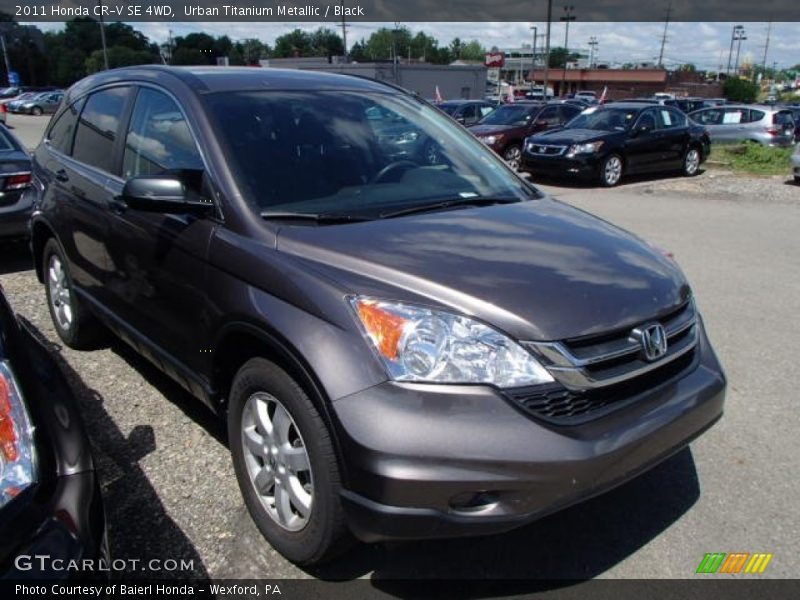 Urban Titanium Metallic / Black 2011 Honda CR-V SE 4WD
