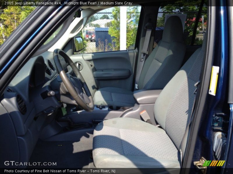 Midnight Blue Pearl / Medium Slate Gray 2005 Jeep Liberty Renegade 4x4