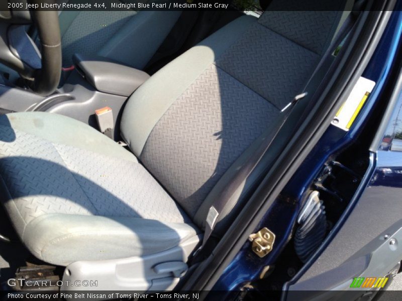 Midnight Blue Pearl / Medium Slate Gray 2005 Jeep Liberty Renegade 4x4