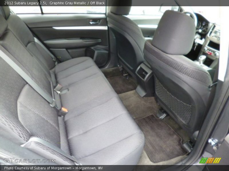Graphite Gray Metallic / Off Black 2012 Subaru Legacy 2.5i
